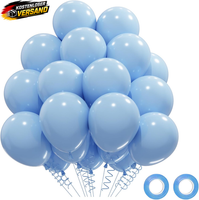 Luftballons Blau 52 StüCk Blaue Luftballons Geburtstag, Ballons Blau, Helium Bal
