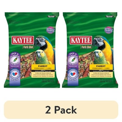 Forti Diet Parrot Food for Cockatiels Conures Macaws 8 lb 2 Pack