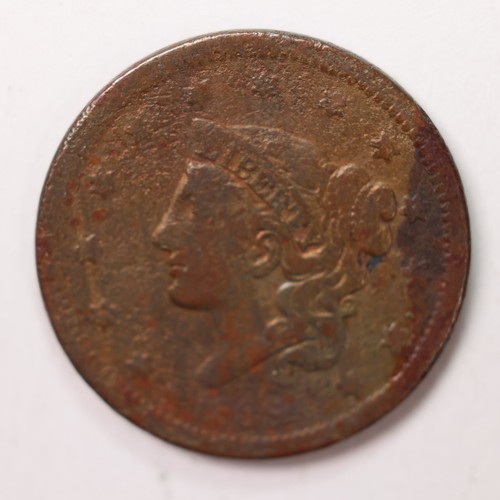 Centavo grande 1838., muy buen estado de circulación., venta en tienda #9003 - Imagen 1 de 2