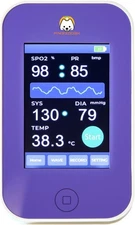 Veterinary Pet Monitor Vital Signs of spo2 Pulse Rate Temperature