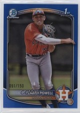 2025 Bowman Chrome Prospects Blue Refractor 91/150 Caden Powell #BCP-212 06l3