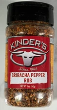 Kinder's Premium Quality Seasoning Sriracha Pepper Rub 5 oz