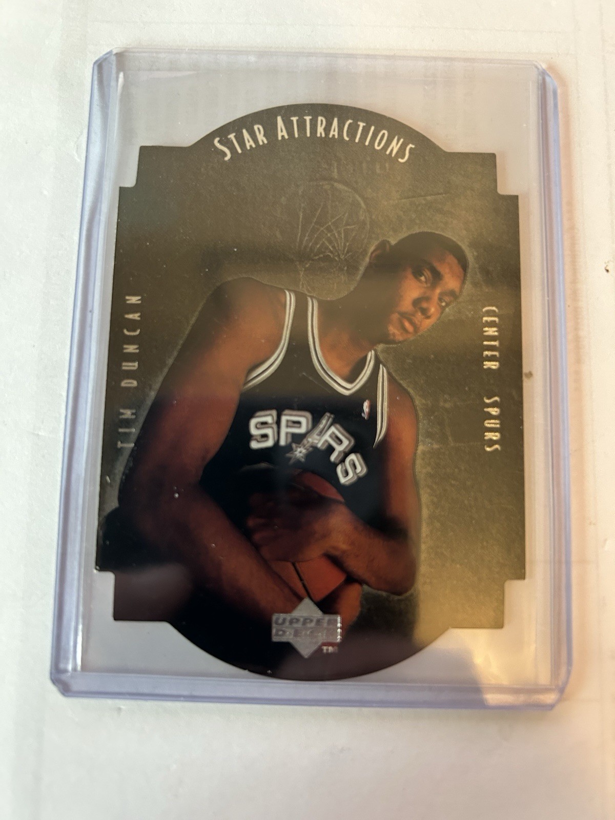 1997-98 Upper Deck Collector's Choice - Star Attractions Tim Duncan #SA11 (RC)