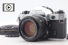 Top MINT Canon AE-1 Program Silver 35 Film Camera New FD 50mm f1.4 Lens JAPAN