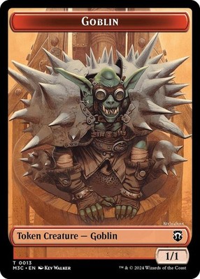 Goblin (Ripple Foil) // Tarmogoyf Double-Sided Token T Commander: Modern Horizon