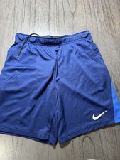 Nike Blue Dri-fit Shorts Large Standard Fit Medium