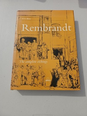 Rembrandt The Complete Etchings K. G. Boon 1963 307 Gravure Plates Abrams 