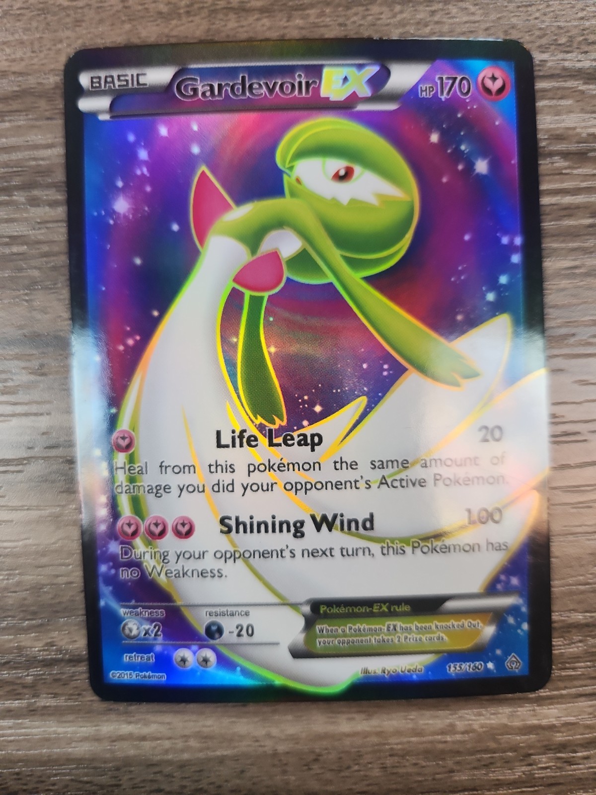 Gardevoir EX 155/160 Primal Clash Full Art Ultra Rare Pokemon NM