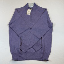 Peter Millar Crown Soft 1/4 Zip Pullover Size Small Purple NWT 165