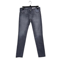AG Adriano Goldschmied The Legging Ankle Super Skinny Low Rise Gray Jeans 27 NWT