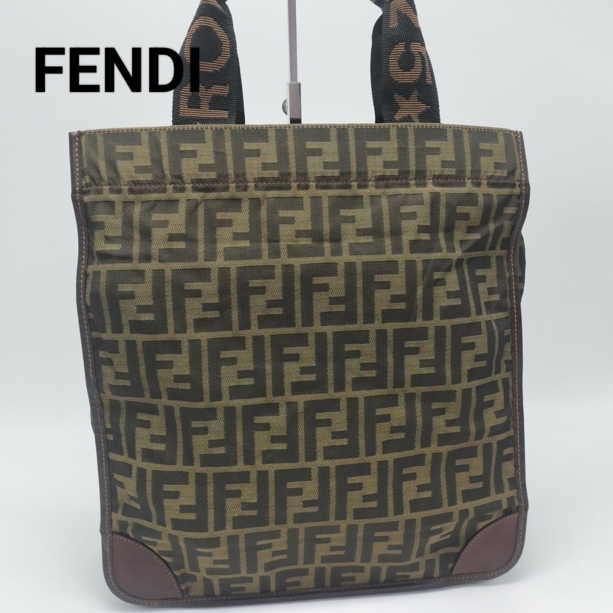 RARE FENDI Zucchino pattern tote bag stunning designer handbag