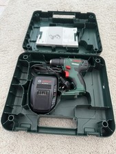 Bosch PSR 1800 LI-2 Cordless Combi drill - Base + Charger + Case (No Battery)
