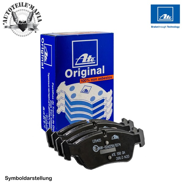ATE Bremsbelagsatz, Scheibenbremse Hinten FüR BMW MG Rover Saab-image