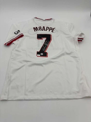 Mbappe Signed Soccer Jersey PANINI COA