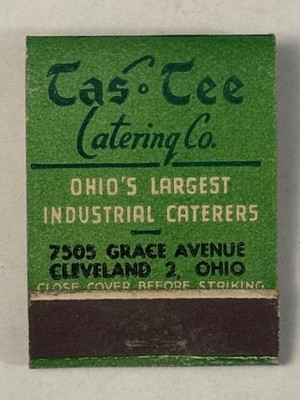 Tas Tee Catering Co Full Feature Matchbook Ohio Largest Industrial Caterers OH