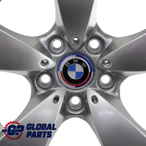 BMW E60 E61 Silver Alloy Wheel Rim 17" Spider Spoke 138 ET:20 7,5J - Afbeelding 6 van 13