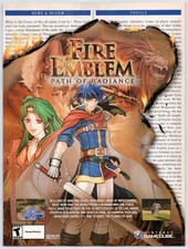 Fire Emblem Path of Radiance - GameCube - Vintage Original Print Ad/Poster 2005