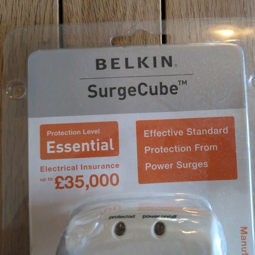Belkin SurgeCube Surge Protector 1181 Joules + NEW - Picture 4 of 6