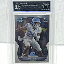 2022 Bowman University Chrome #75 Tony Grimes 1st Bowman Arena Club 9.5