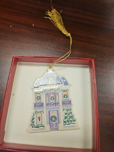 Lenox Victorian Holiday Home Christmas Ornament