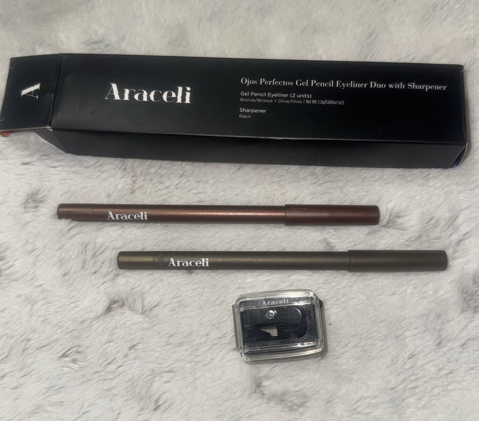 Eyeliner Duo W/sharpener Bronze & Olive