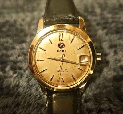 Vintage Rado Automatic Watch-25 Jewel Armbanduh r- Uhr - Herrenuhr Gold