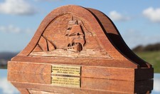 ROYAL NAVY HMS IRON DUKE TEAK RECLAIMED FROM THE SHIP HERSELF FINE LETTER RACK