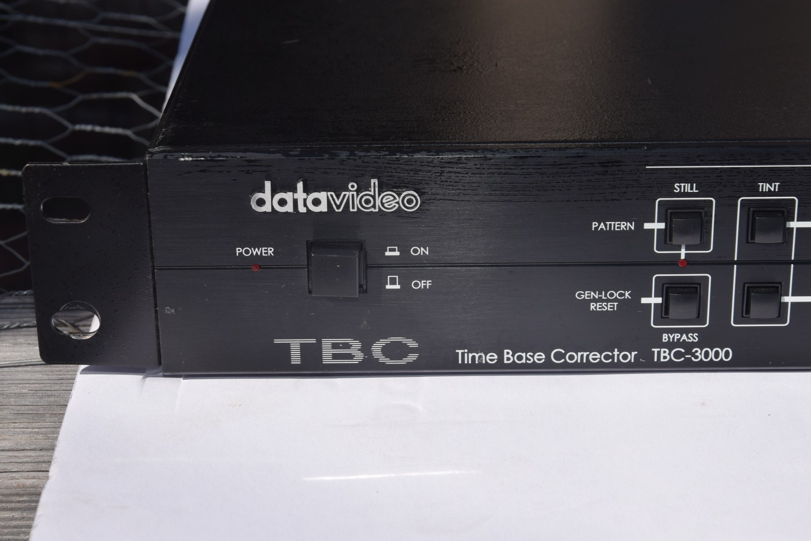 Datavideo TBC-3000 Dual Channel Time Base Corrector / Frame Synchronizer.