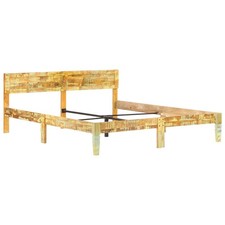 Bed Frame Bedroom Multi Sizes Solid Mango Wood/Solid Sheesham Wood vidaXL