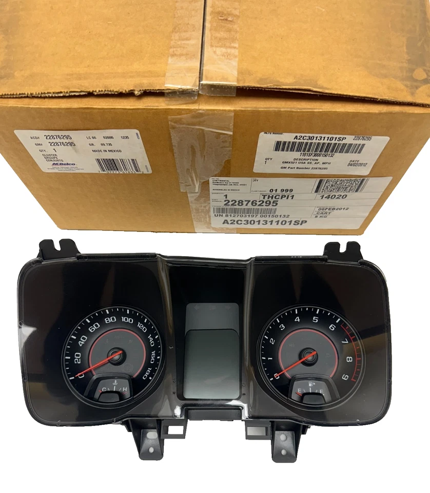 Cuadro de instrumentos velocímetro Chevrolet Camaro SS 2012 OEM MPH para 22876295 Foto 2 de 4
