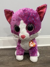 Ty Beanie Boos Charlotte  Cat Plush Large 18” Claire's Exclusive Rare