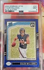 CALEB WILLIAMS 2024 DONRUSS OPTIC BLUE GLITTER ROOKIE CARD PSA 9!!!! CLEAN!!!!!