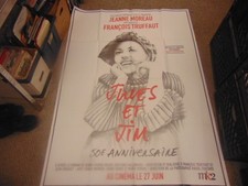 JULES AND JIM/50TH ANN.R.i.FRENCH 1P (JEANNE MOREAU/FRANCOIS TRUFFAUT) D46