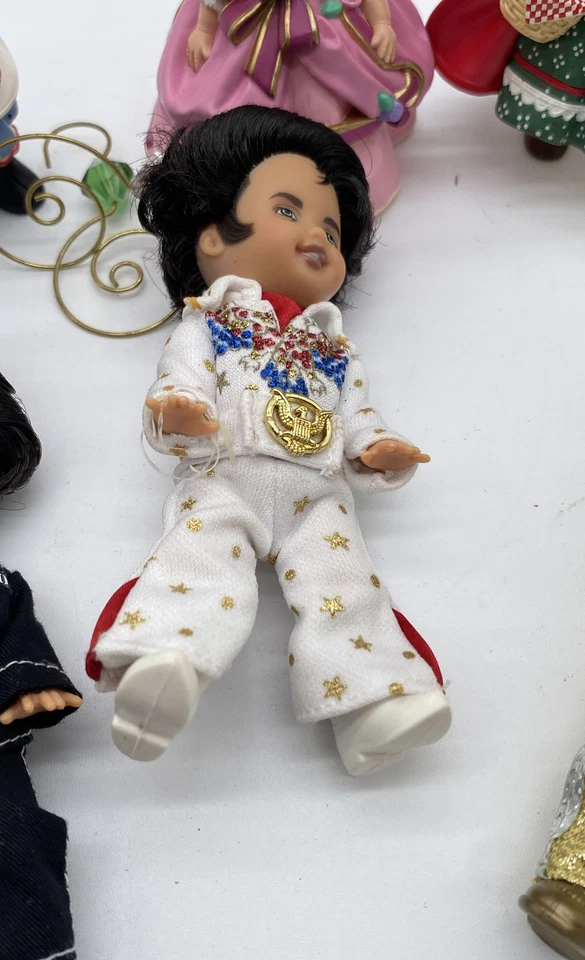 Lote de 7 mini muñecas Hallmark Madame Alexander Mop Top Billy Wendy Tommy como Elvis Foto 4 de 4