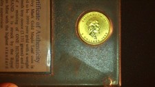 1997 Gold 1/10 OZ Canada Maple Leaf FAMILY of EAGLES Privy Mark 1st Edition