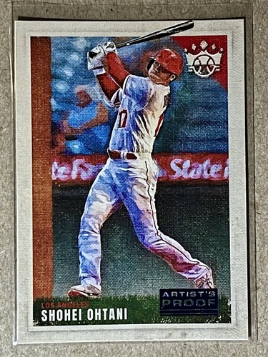 2022 Panini Diamond Kings Shohei Ohtani Artist Proof Blue #126 Angels