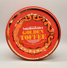 Vintage Mackintosh's Golden Toffee Sweet Tin -454gms 1lb