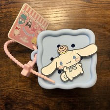 Sanrio Cinnamoroll Coin Purse Silicone Bag Wristlet Pouch Zipper With Tag