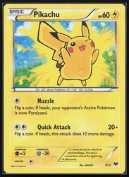 Pikachu 5/12 McDonald's Promo 2014 Holo Pokemon Card