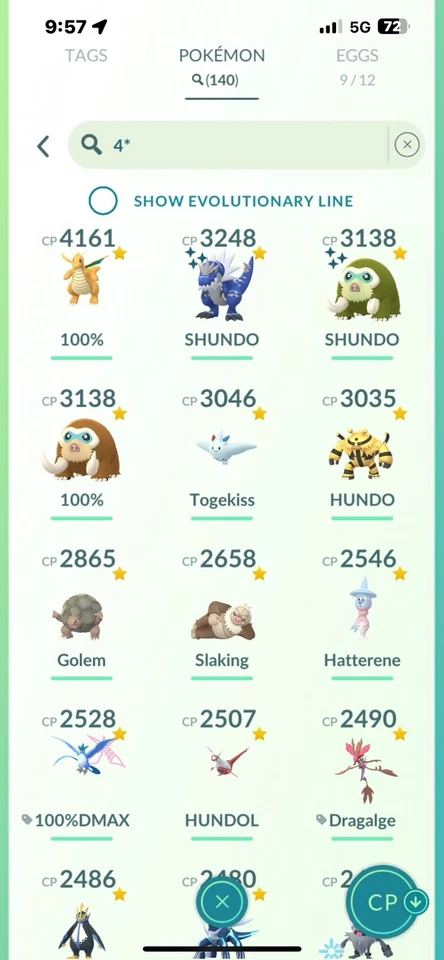 Pokémon Go | Lvl45 | 841 Shinies ✨ | 204 Legendary 🐲 - Image 3 of 4
