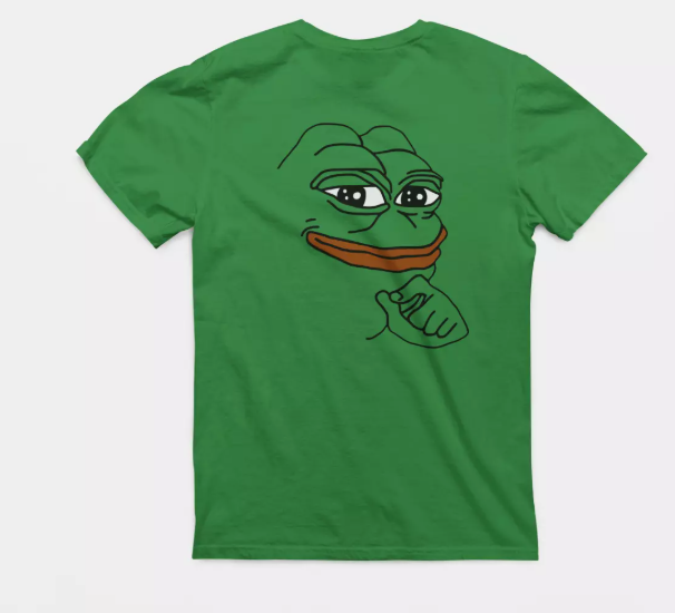 Pepe Meme Coin Pepe Crypto T-Shirt, Short Sleeve Tshirt, coton Unisex tshirt