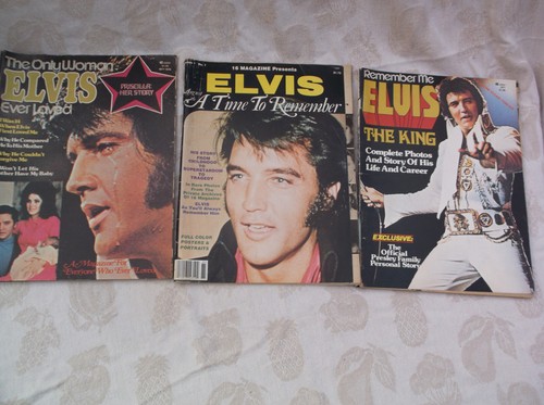 Elvis 16 Magazine Vol #1 Issue #1 The King Lot of Three 1977 1978
