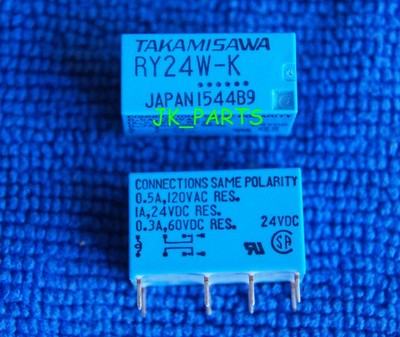 1pcs ORIGINAL 24V RY24W-K TAKAMISAWA/FUJITSU Relay 8Pins