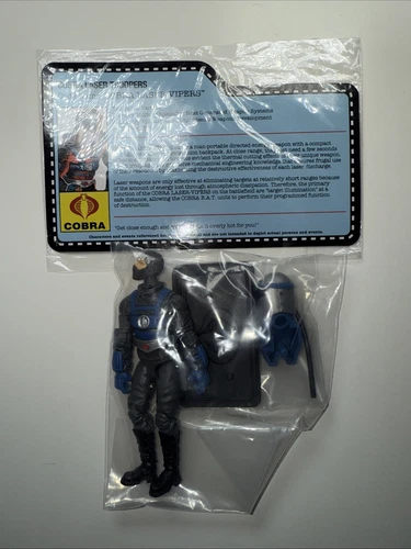 GI Joe Cobra Joe Con 2017 Figure Lot Battle Force 2000 Cobra Laser-Vipers