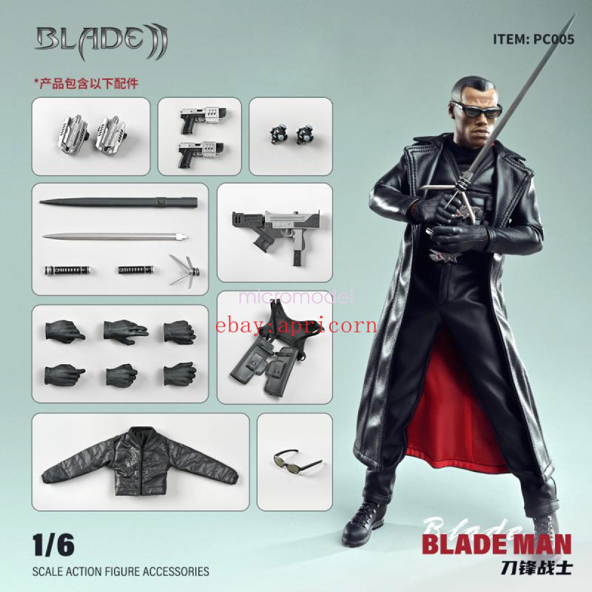 BLADE MAN 1/6 PC005 Action Figure Model Collectible Limited Toy