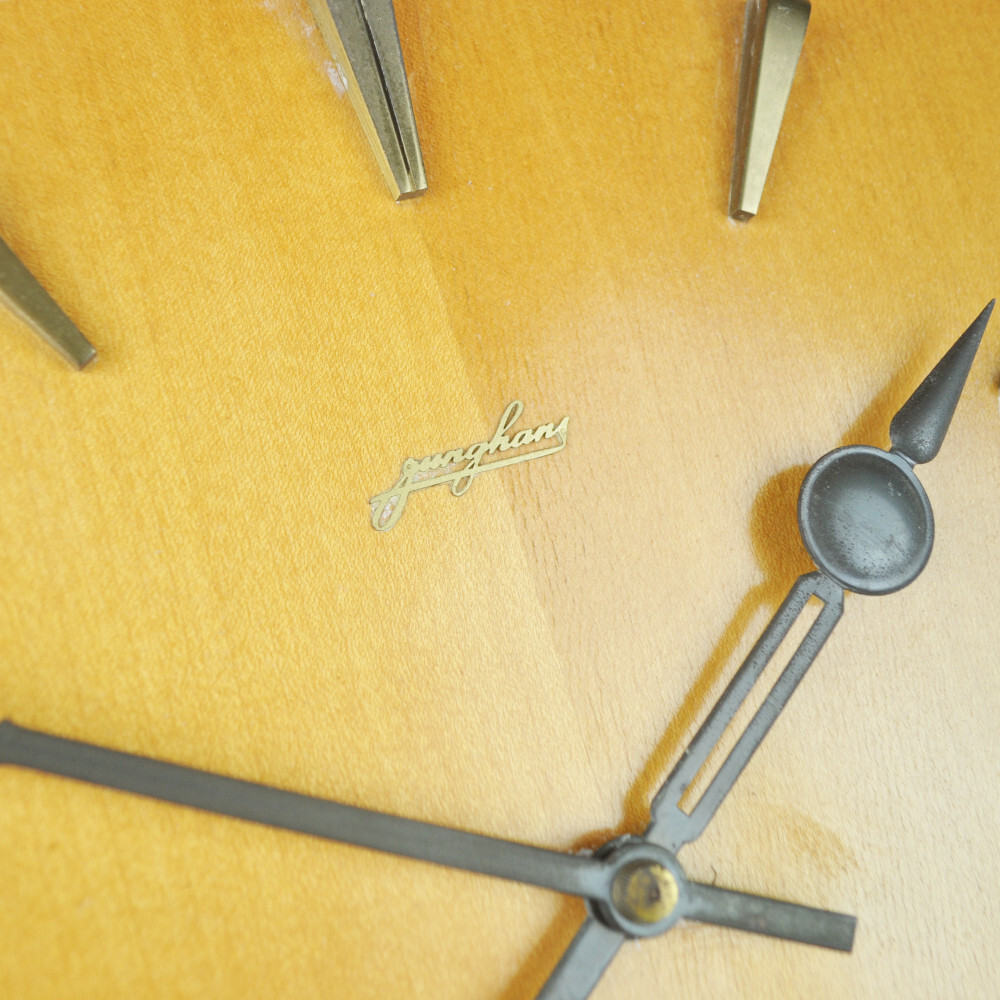 Junghans Wanduhr alte Pendeluhr mechanisch Gewichte Uhrwerk