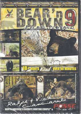 BEAR'N DOWN 9 UP CLOSE AND PERSONAL DVD with Ralph & Vicki Cianciarulo (T1)