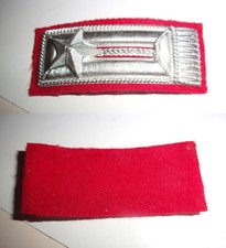 ALAMARI singolo CC CARABINIERE gomma curva x rappresentza panno rosso Disuso