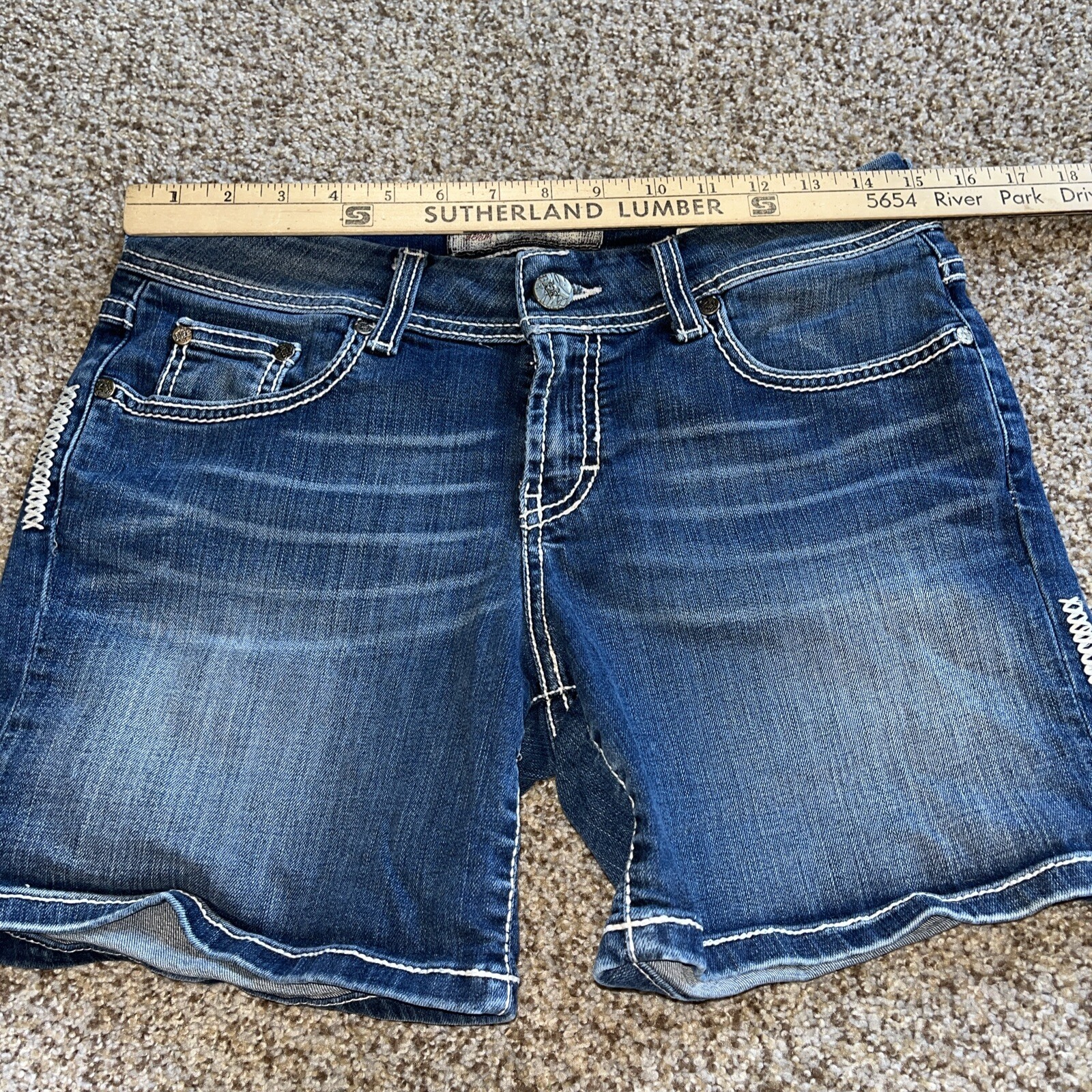 BKE Culture Denim Shorts Women’s  Size 28 Waist 30 - View 5