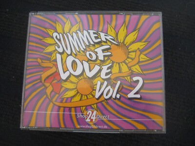 4 CD-Box  SUMMER OF LOVE  Vol. 2  Flower Power  shop24direct  NEUWERTIG  Sixties